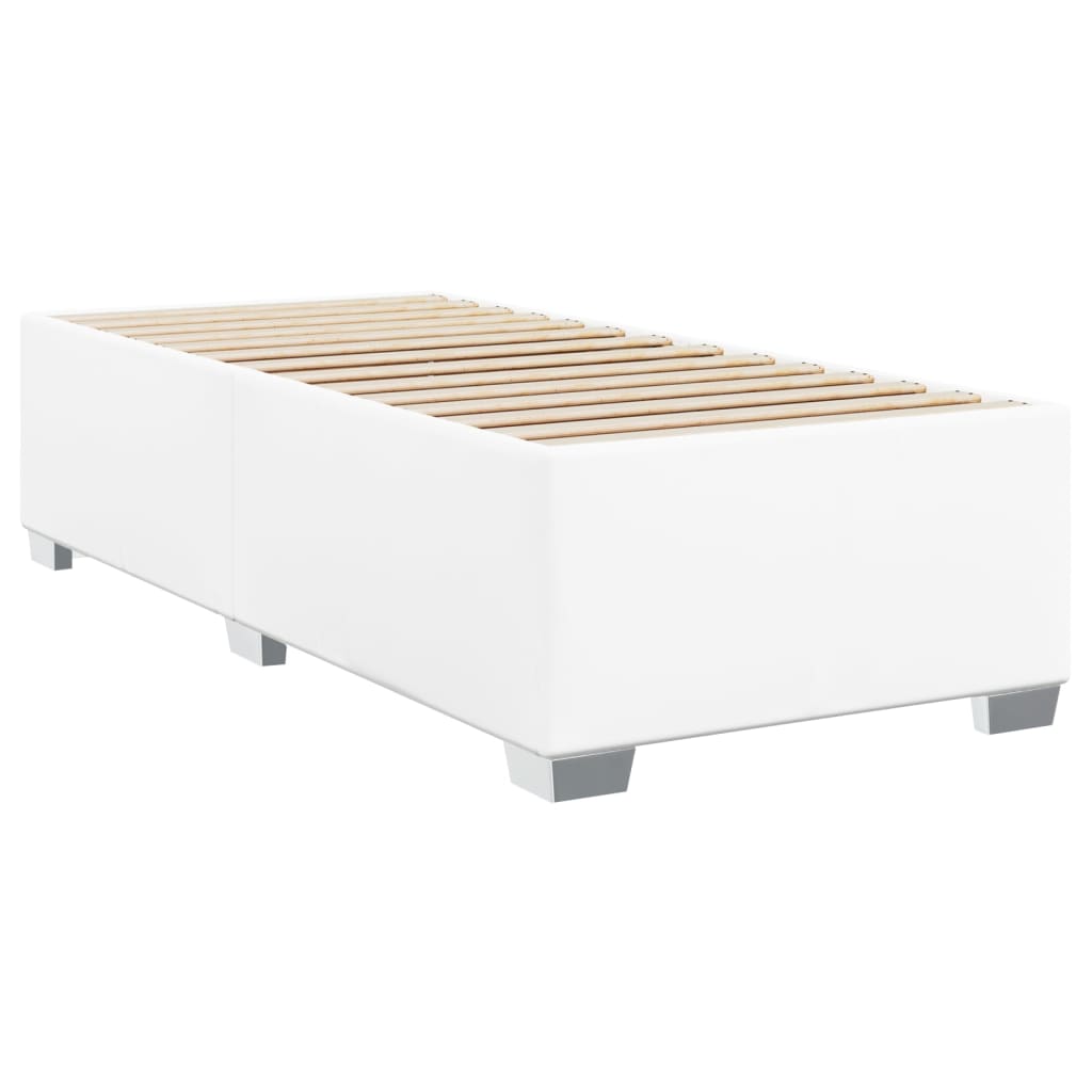 Okvir za krevet bijela 100x200 cm od umjetne kože