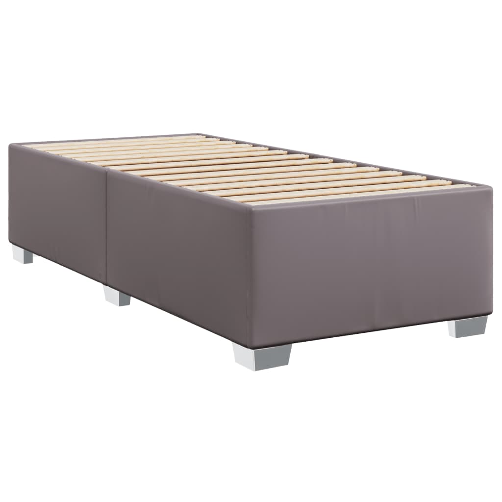 Okvir za krevet sivi 100x200 cm od umjetne kože
