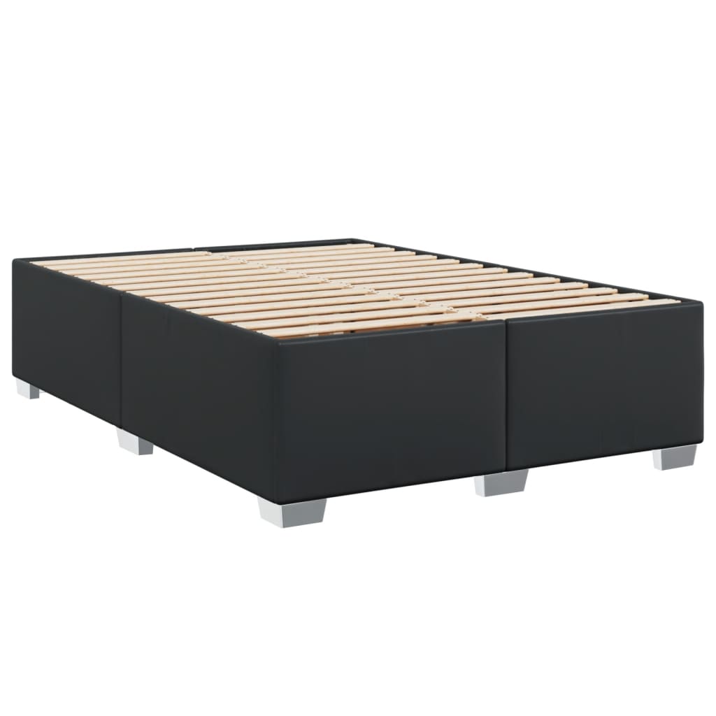 Okvir za krevet crni 140x190 cm od umjetne kože