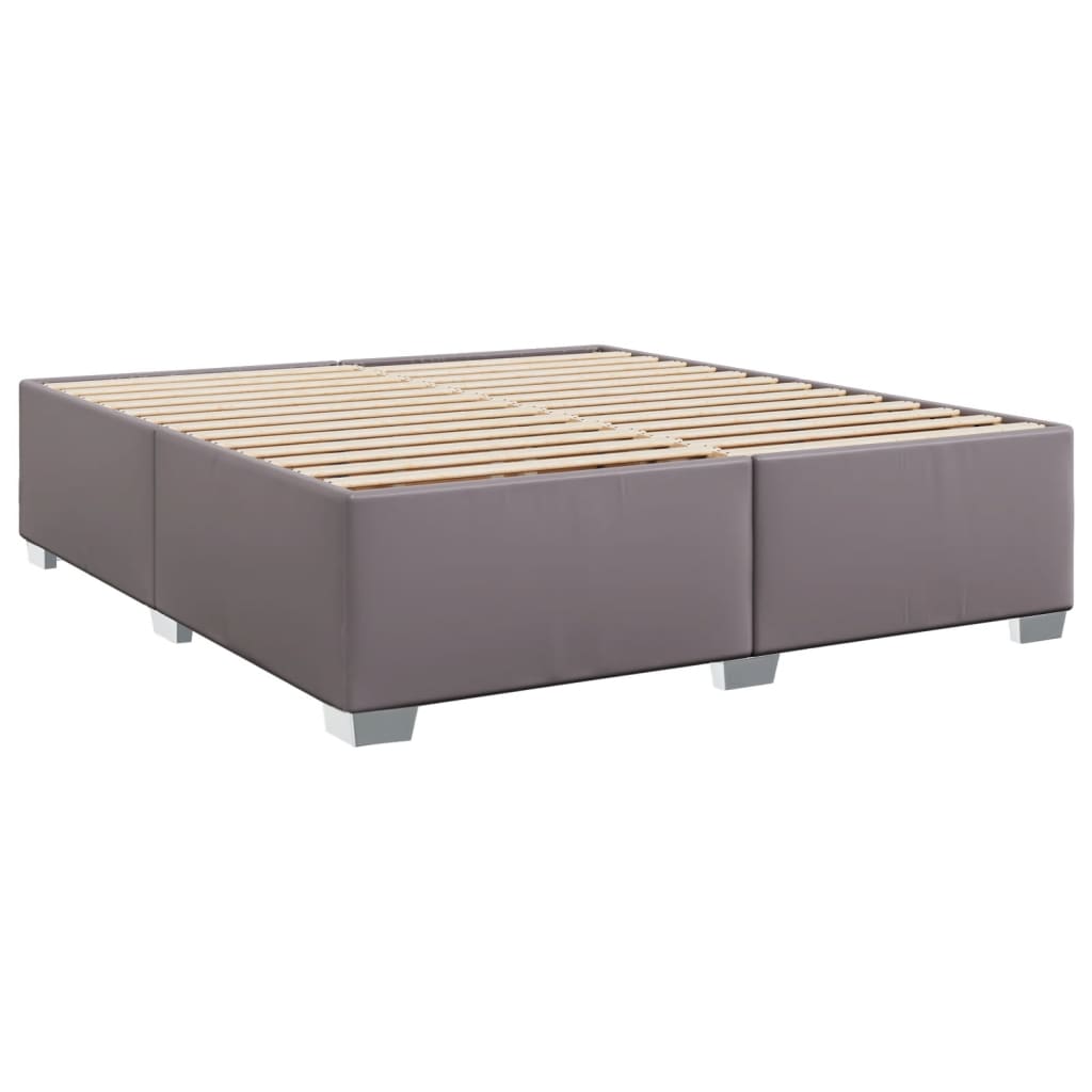 Okvir za krevet sivi 200x200 cm od umjetne kože