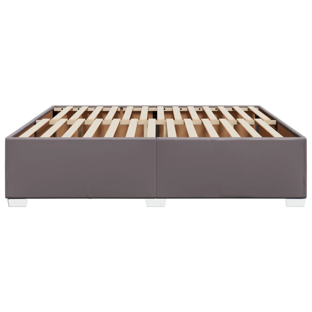 Okvir za krevet sivi 200x200 cm od umjetne kože