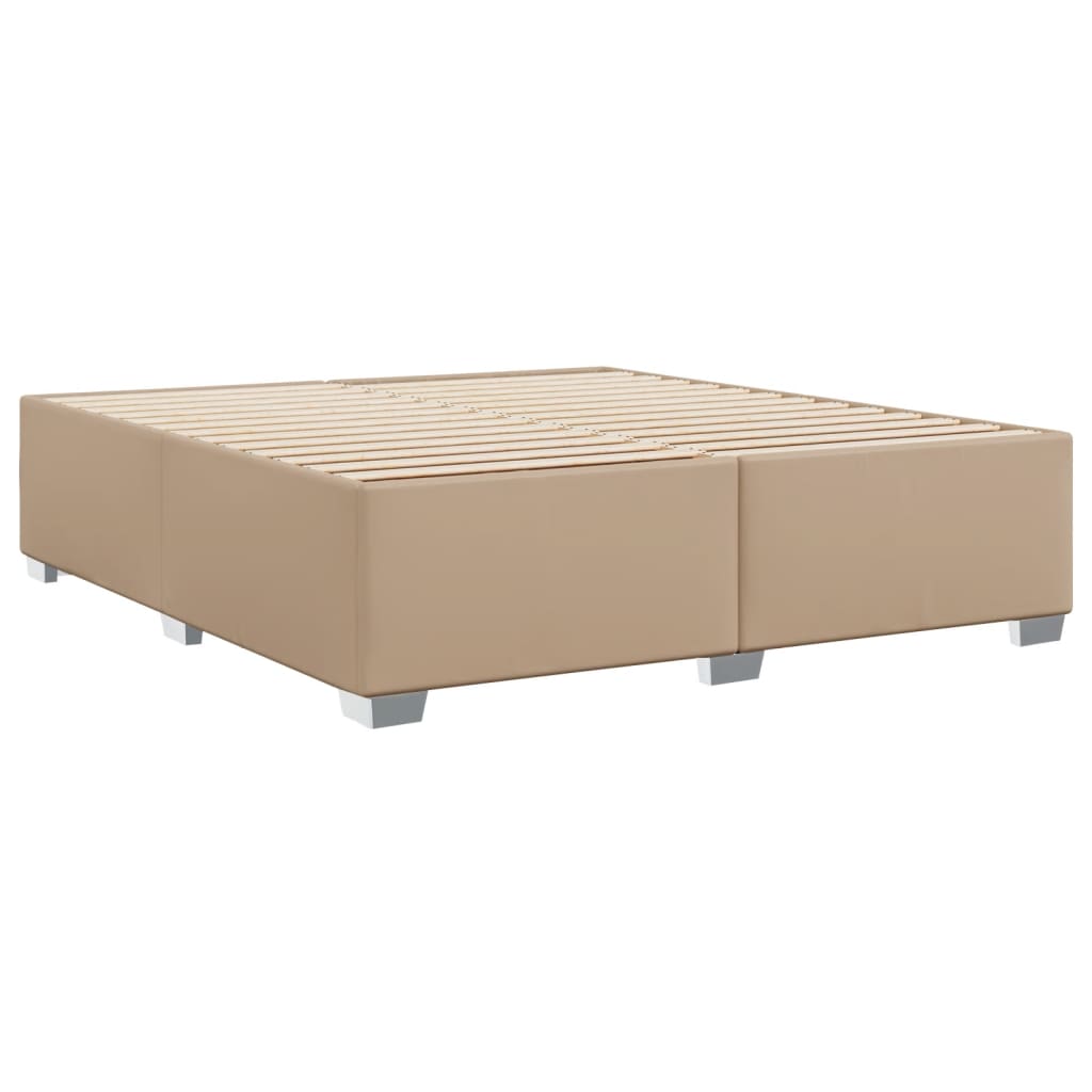 Okvir za krevet boja cappuccina 200x200 cm od umjetne kože