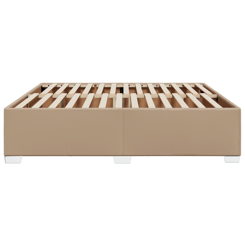 Okvir za krevet boja cappuccina 200x200 cm od umjetne kože