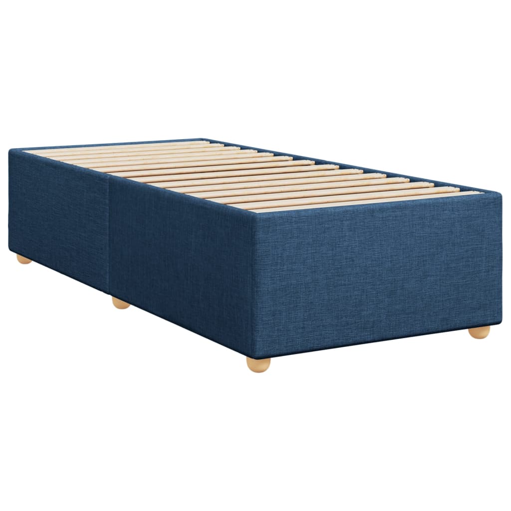 Okvir za krevet bez madraca plava 100x200cm od tkanine