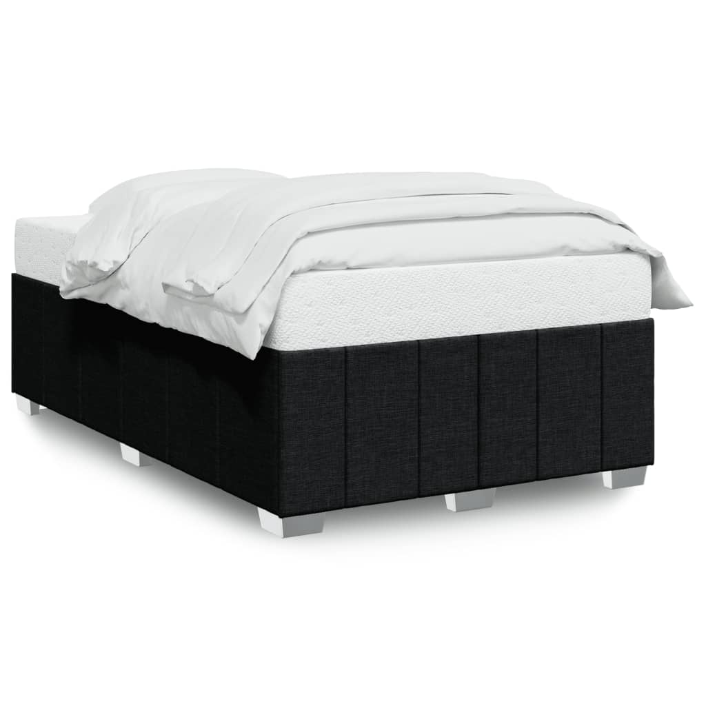 Okvir kreveta bez madraca crni 120 x 200 cm od tkanine