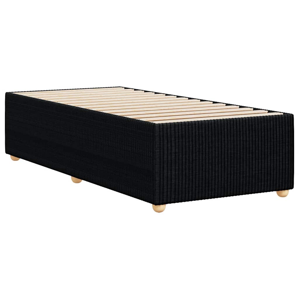 Okvir za krevet bez madraca crni 90x190cm od tkanine