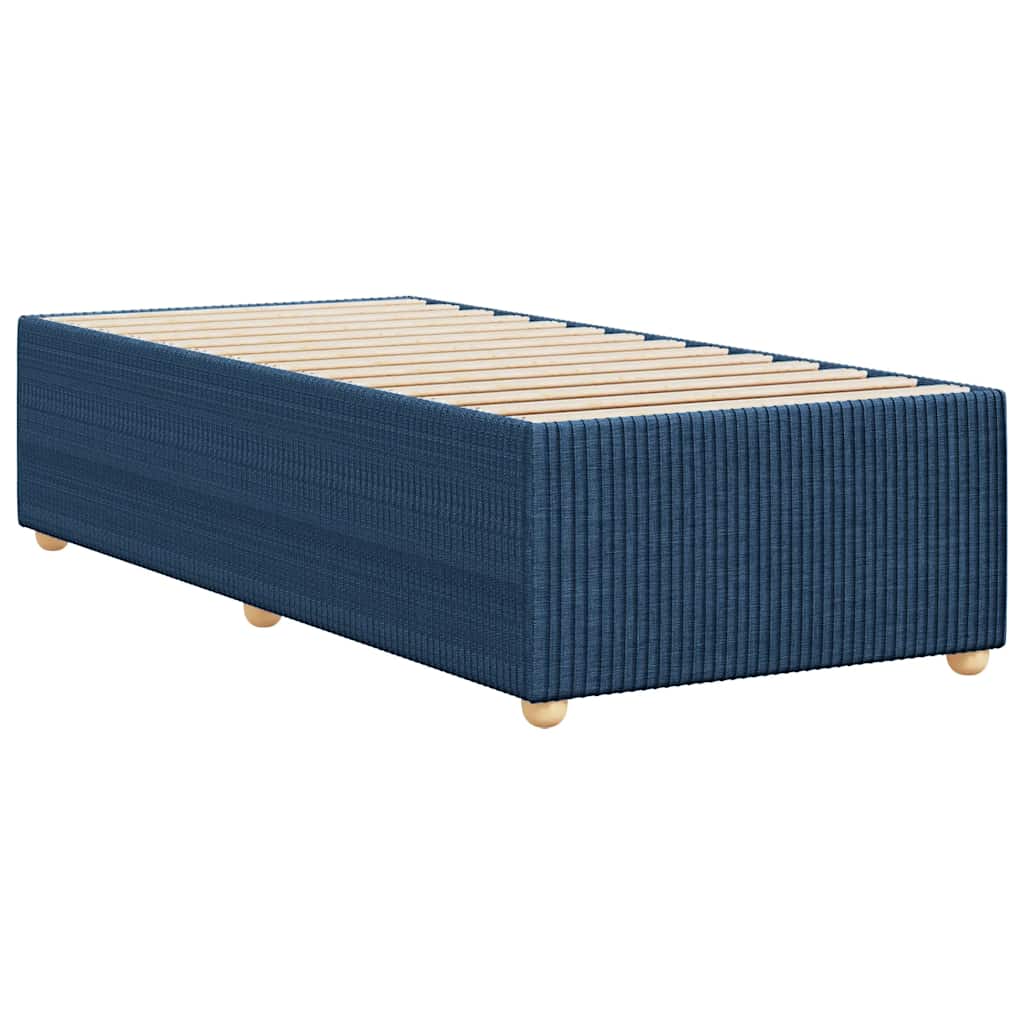 Okvir za krevet bez madraca plava 100x200cm od tkanine