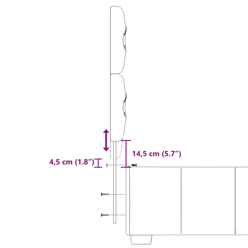 Okvir kreveta s oprugama i madrac krem 80x200 cm od tkanine