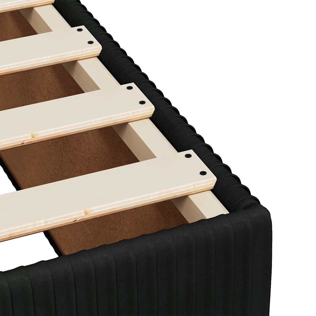 Box spring krevet s madracem crni 80 x 200 cm baršunasti