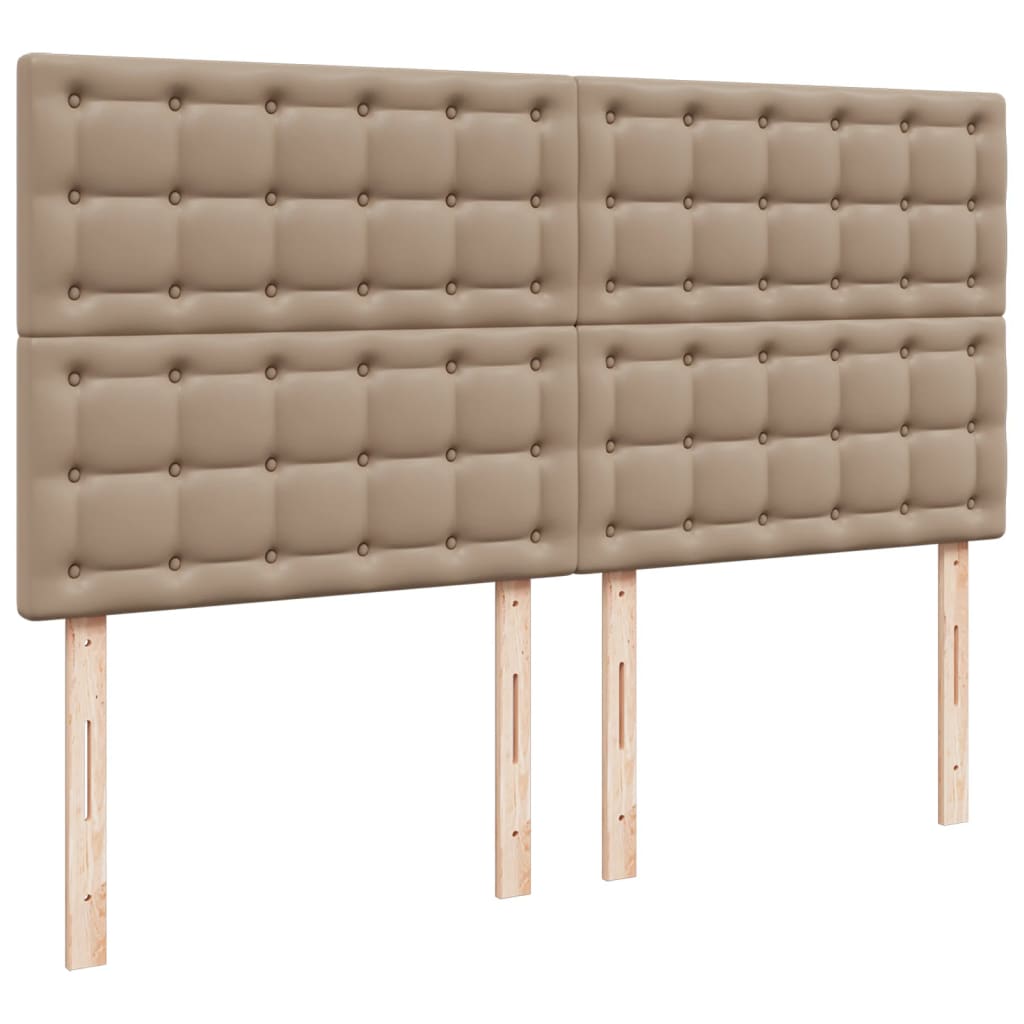 Krevet box spring s madracem cappuccino 180x200 cm umjetna koža