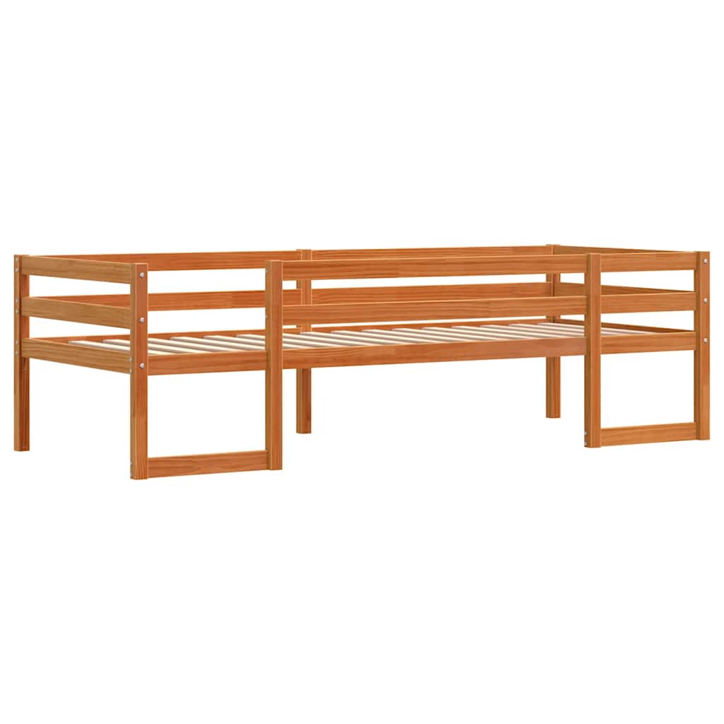 Okvir za dječji krevet voštano smeđi 90 x 200 cm borovina