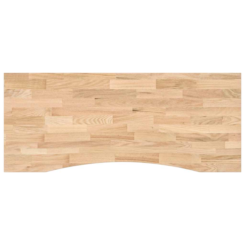 Ploča za radni stol 120x50x2,5cm netretirane masivne hrastovine