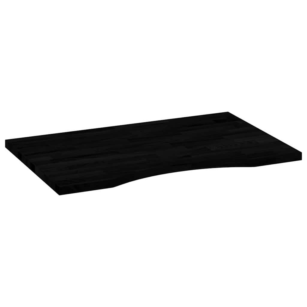 Ploča za radni stol tamnosmeđa 80x50x2,5 cm drveni pravokutni