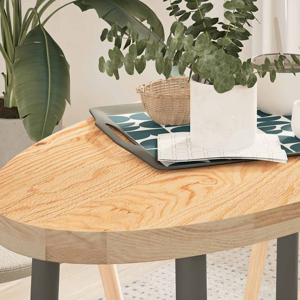Stolna ploča 100x50x4 cm od ovalna masivna hrastovina