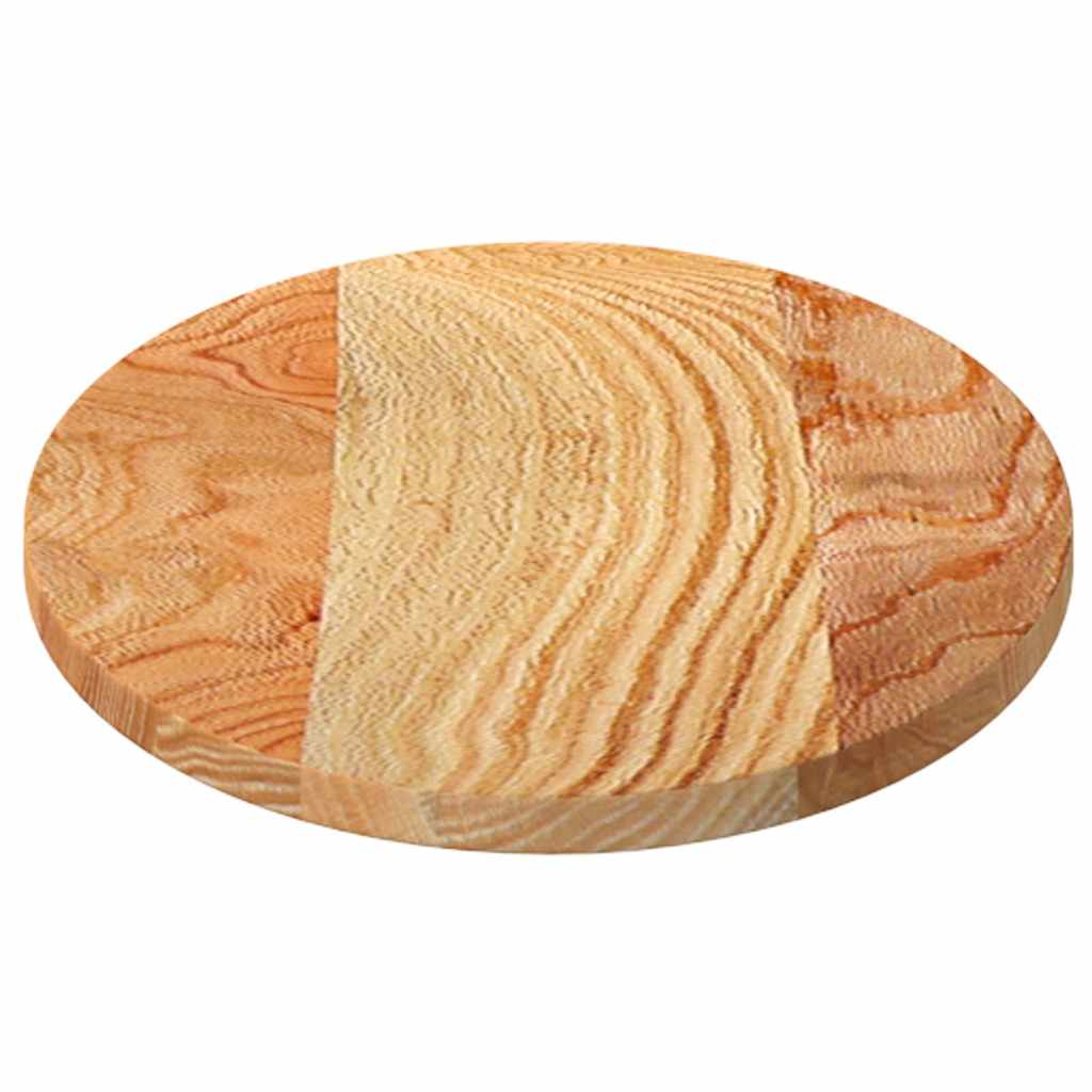 Stolna ploča svjetlosmeđa 80x40x2 cm ovalna masivna hrastovina