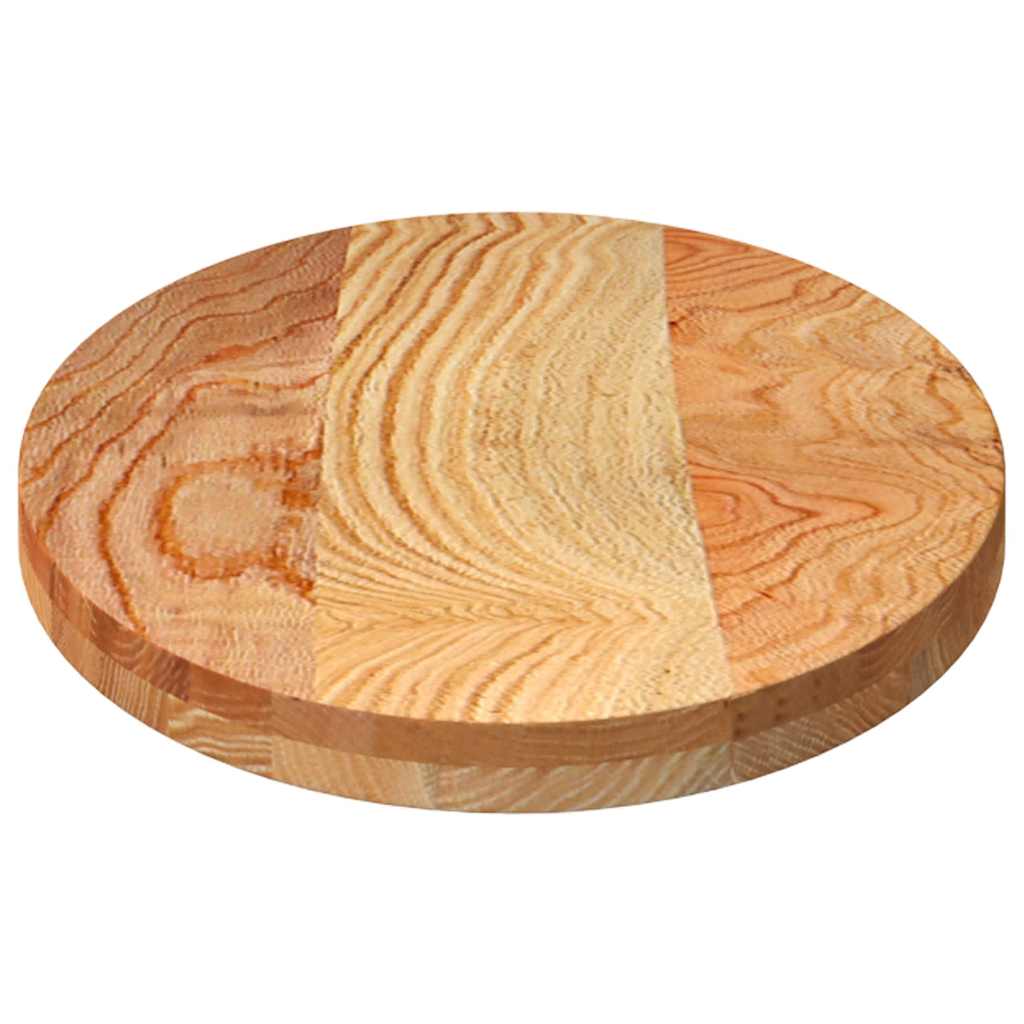 Stolna ploča svjetlosmeđa 100x50x4 cm ovalna masivna hrastovina