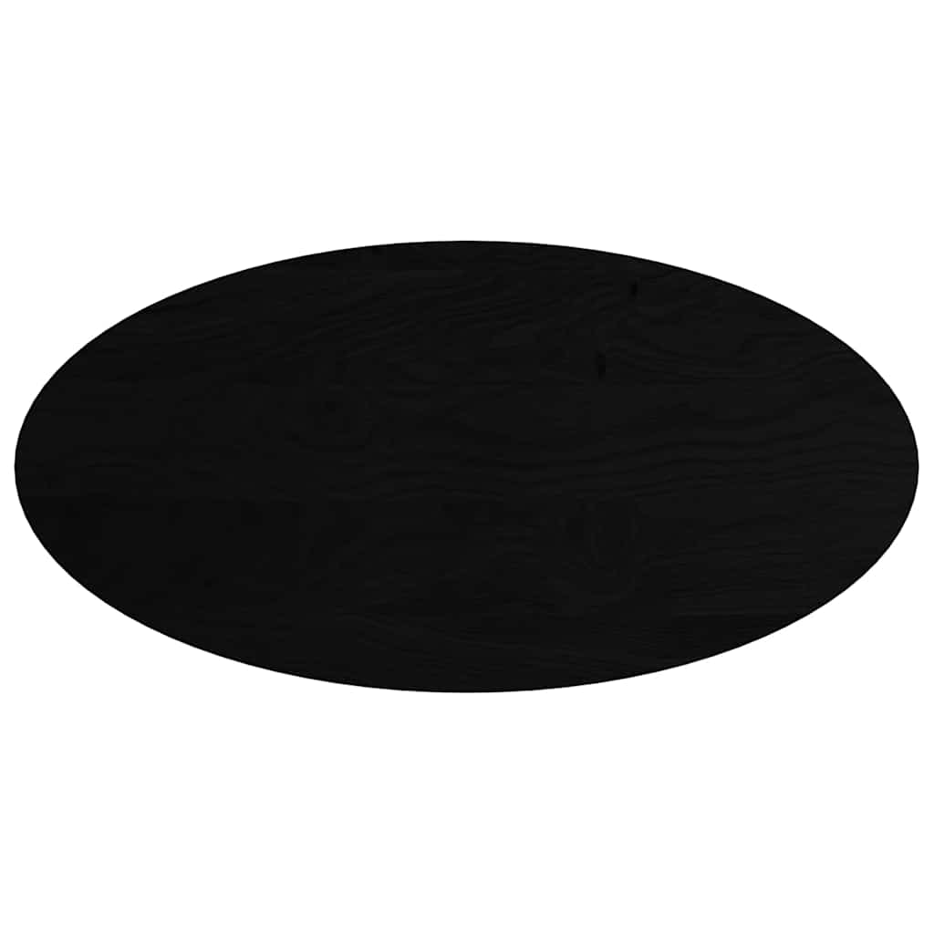 Stolna ploča tamnosmeđa 120x60x2 cm ovalna masivna hrastovina