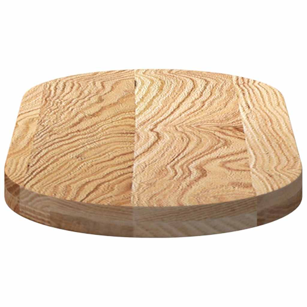 Stolna ploča 80x40x4 cm od ovalna masivna hrastovina