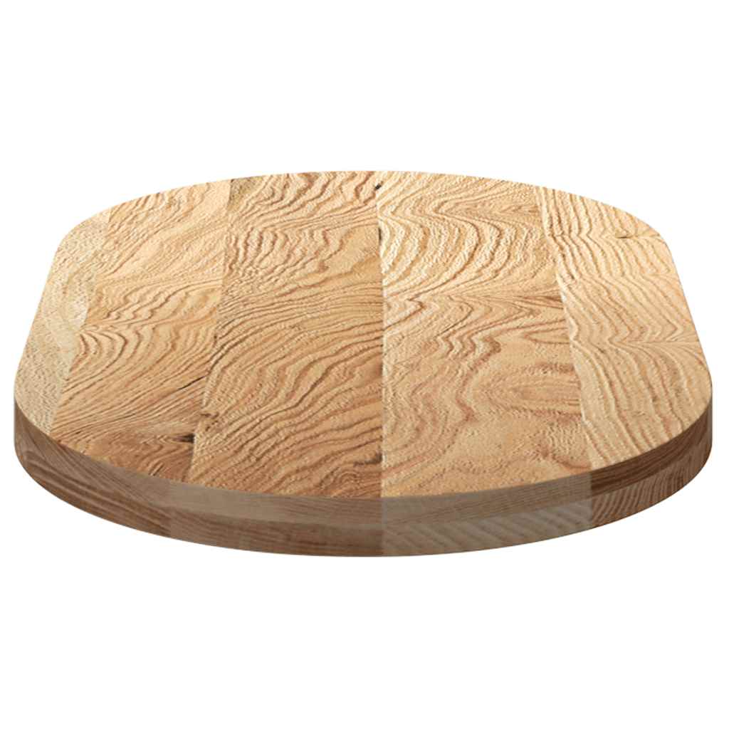 Stolna ploča 100x50x4 cm od ovalna masivna hrastovina