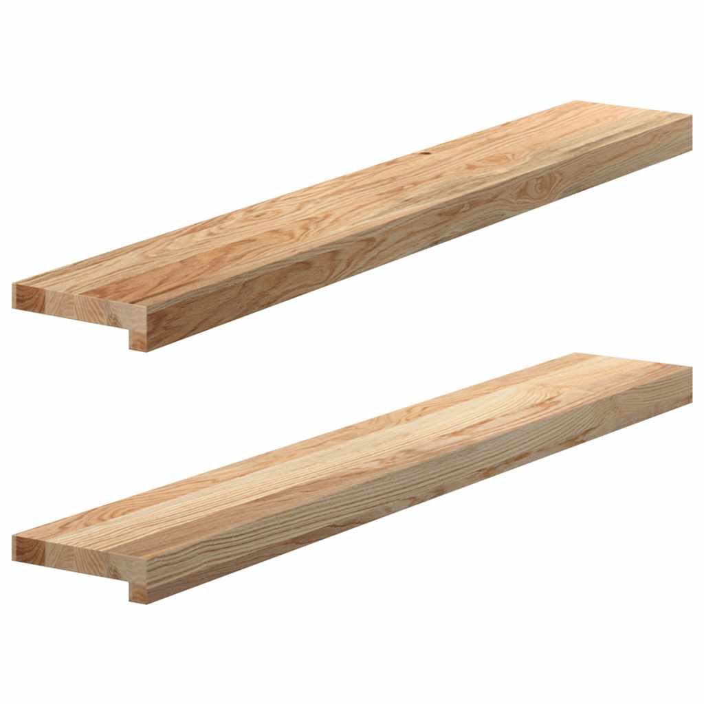 Prozorske klupice 2 kom 100x15x2 cm netretirane masivne hrast