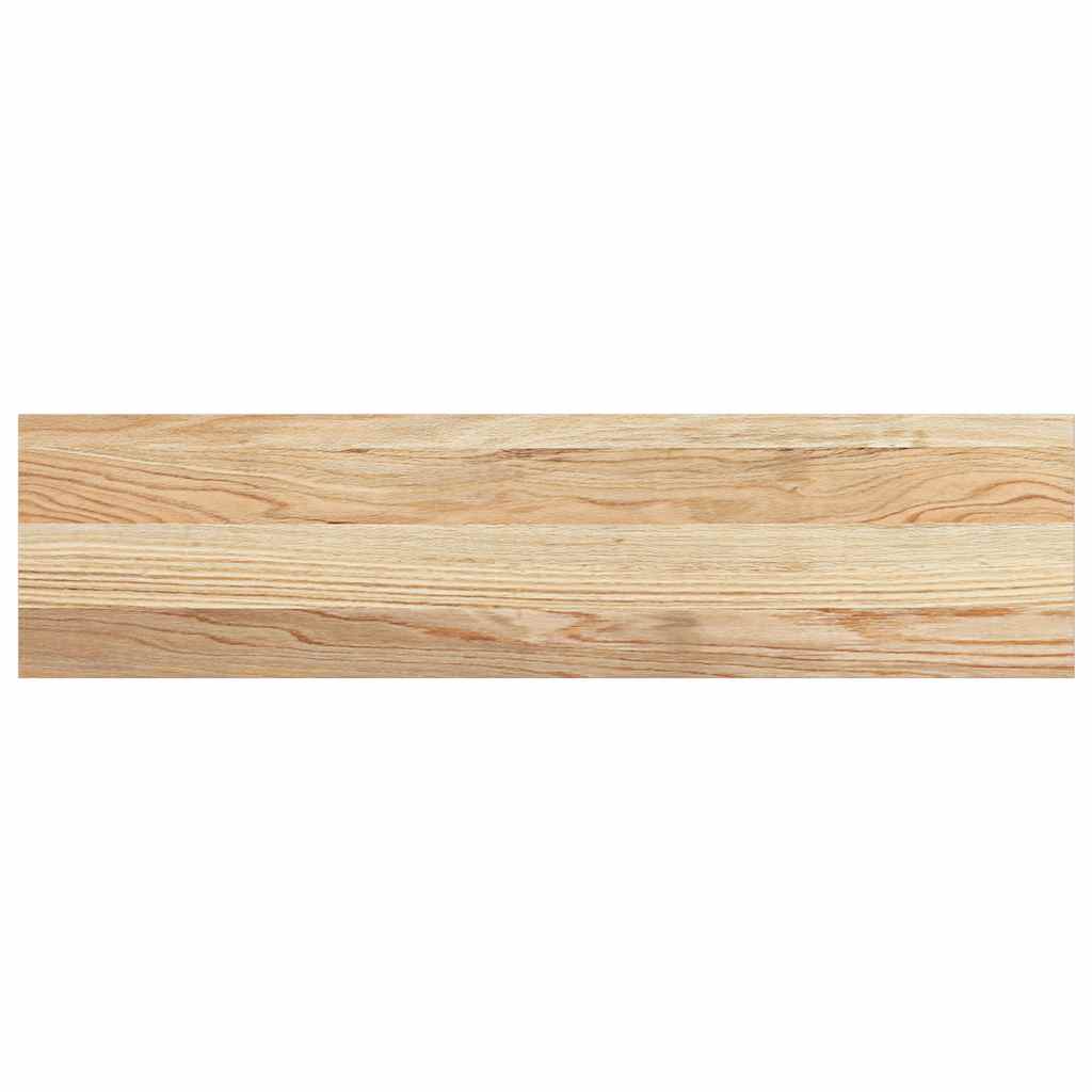 Prozorske klupice 2 kom 80x20x2 cm netretirane masivne hrast