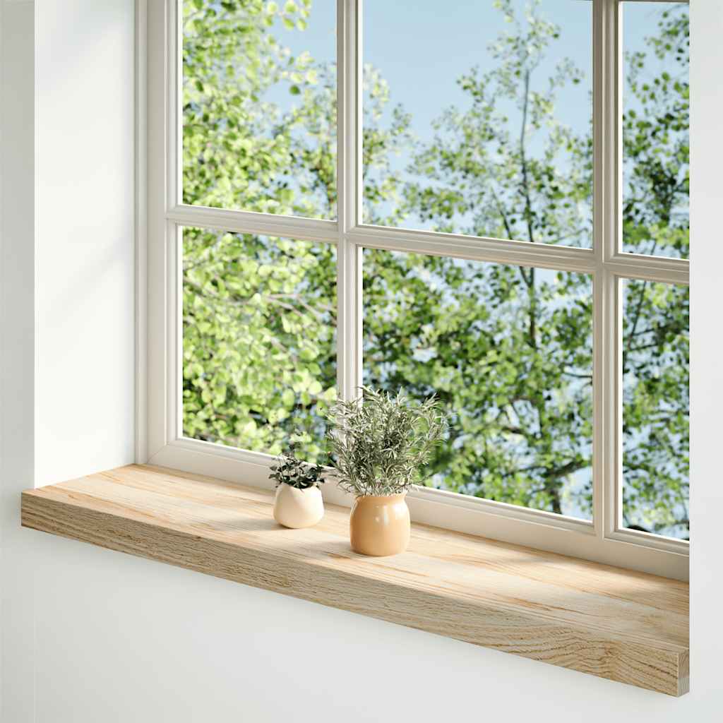 Prozorske klupice 2 kom 90x20x2 cm netretirane masivne hrast