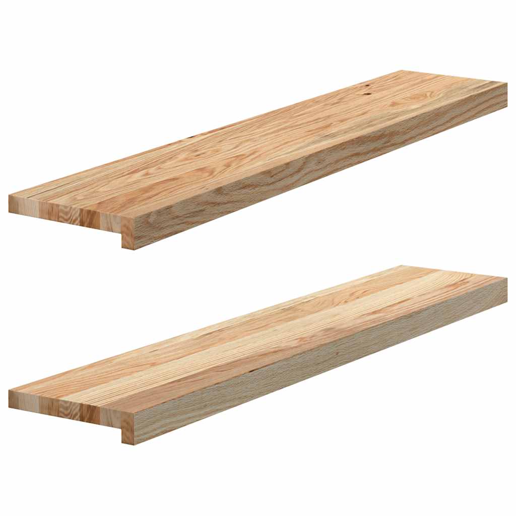 Prozorske klupice 2 kom 100x20x2 cm netretirane masivne hrast