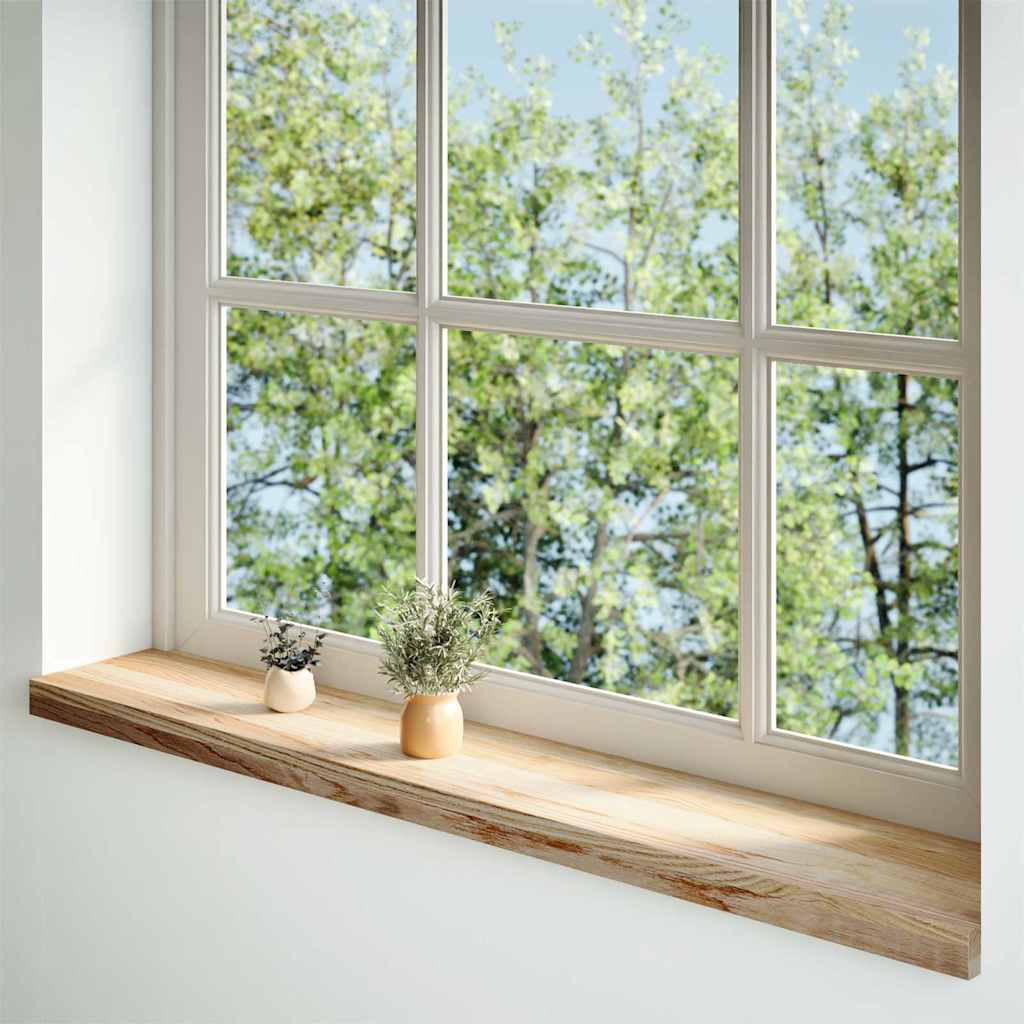 Prozorske klupice 2 kom 110x20x2 cm netretirane masivne hrast