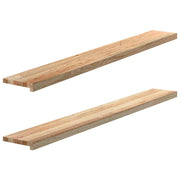Prozorske klupice 2 kom 160x20x2 cm netretirane masivne hrast