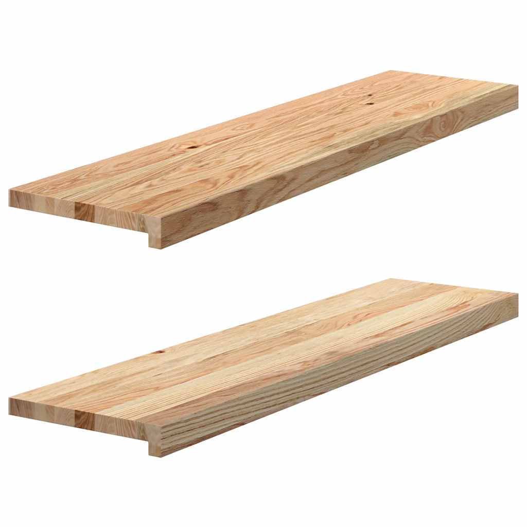 Prozorske klupice 2 kom 100x25x2 cm netretirane masivne hrast