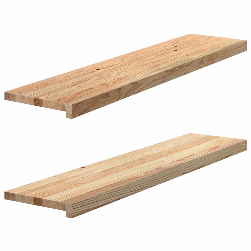 Prozorske klupice 2 kom 110x25x2 cm netretirane masivne hrast