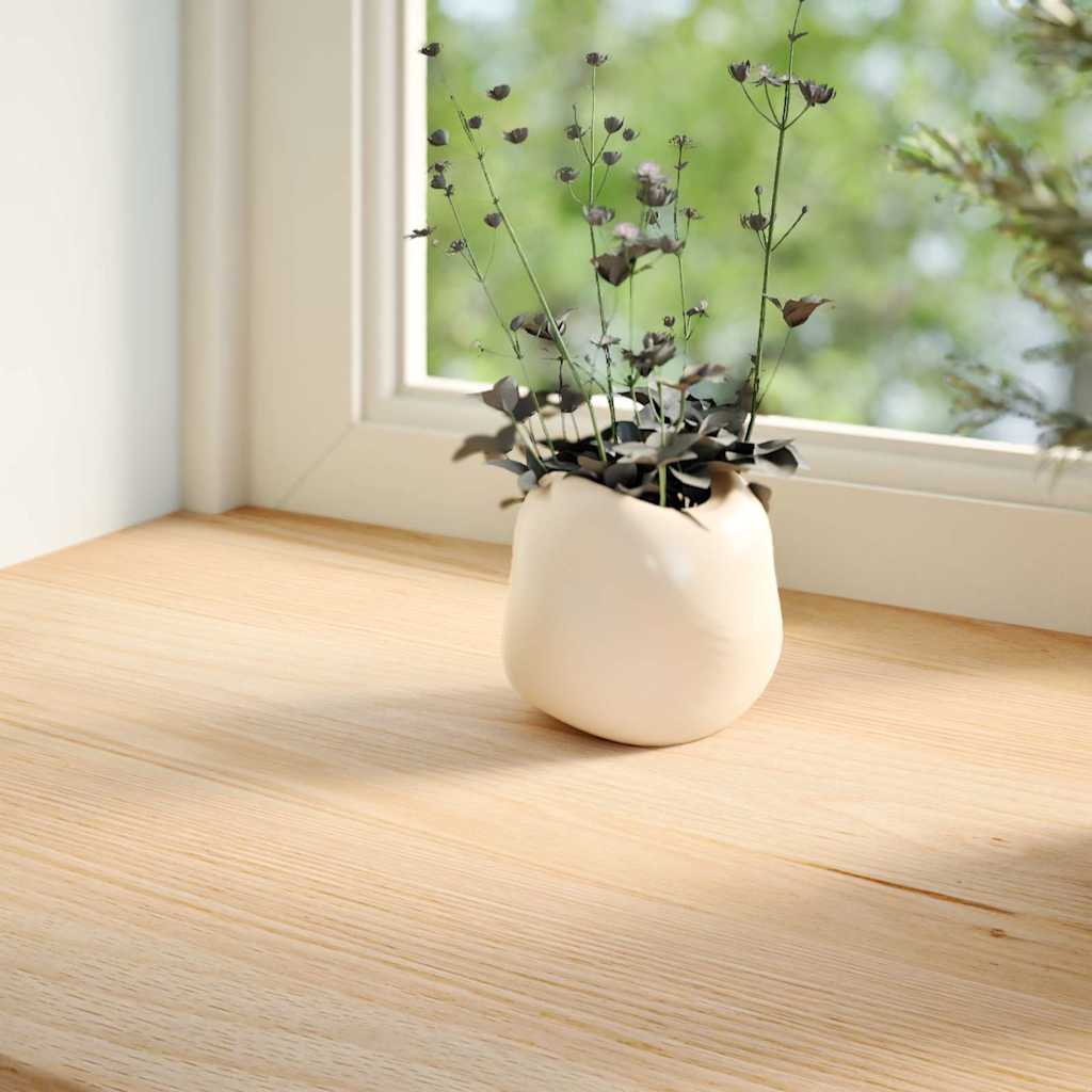 Prozorske klupice 2 kom 140x25x2 cm netretirane masivne hrast