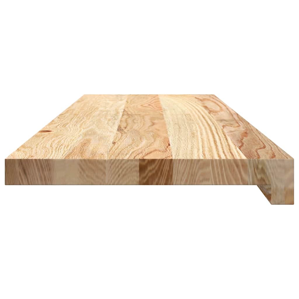 Prozorske klupice 2 kom 80x30x2 cm netretirane masivne hrast