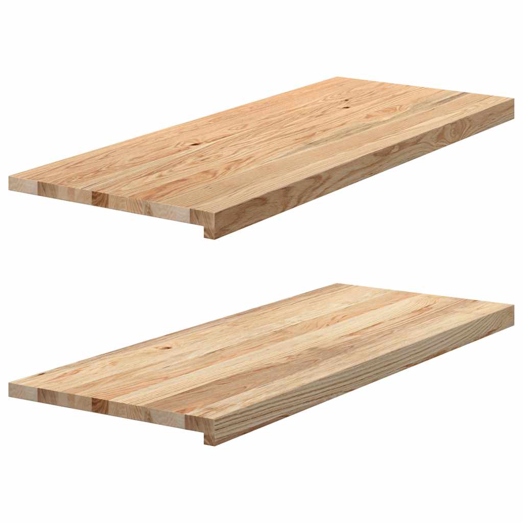 Prozorske klupice 2 kom 100x40x2 cm netretirane masivne hrast