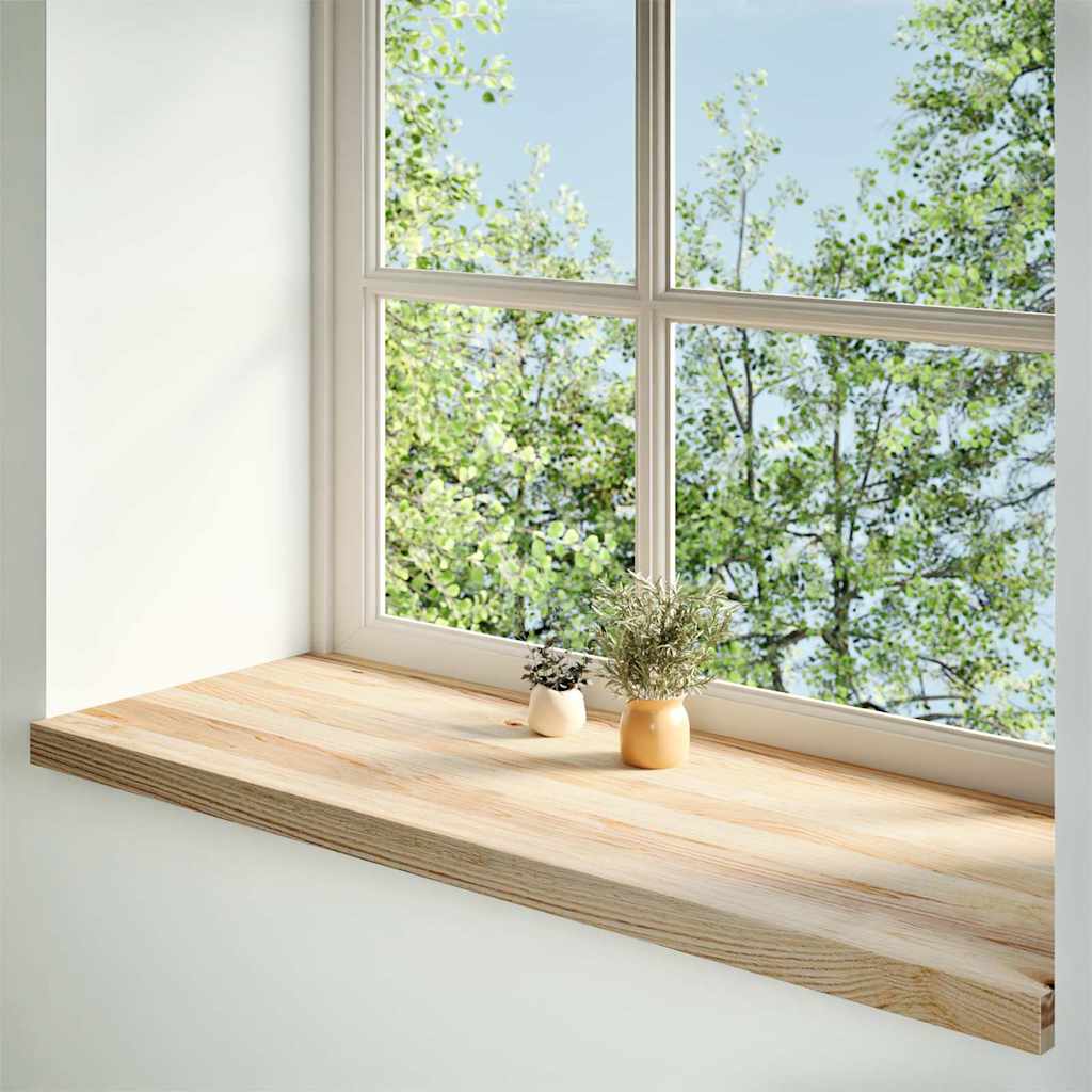 Prozorske klupice 2 kom 100x40x2 cm netretirane masivne hrast