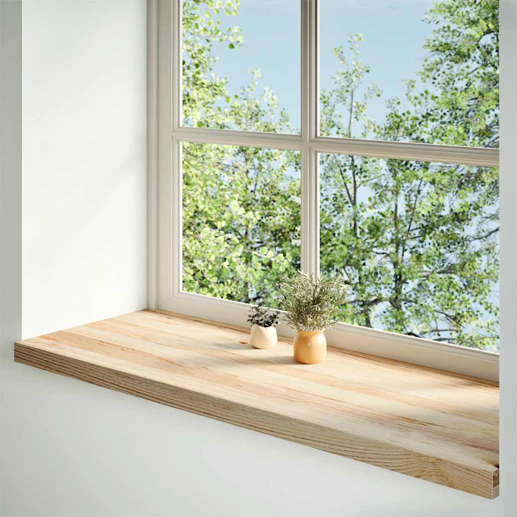 Prozorske klupice 2 kom 110x40x2 cm netretirane masivne hrast