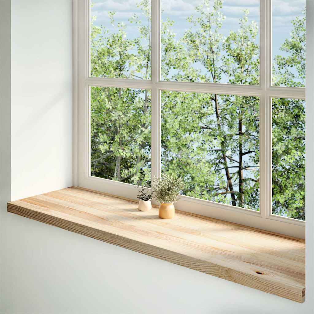 Prozorske klupice 2 kom 140x40x2 cm netretirane masivne hrast