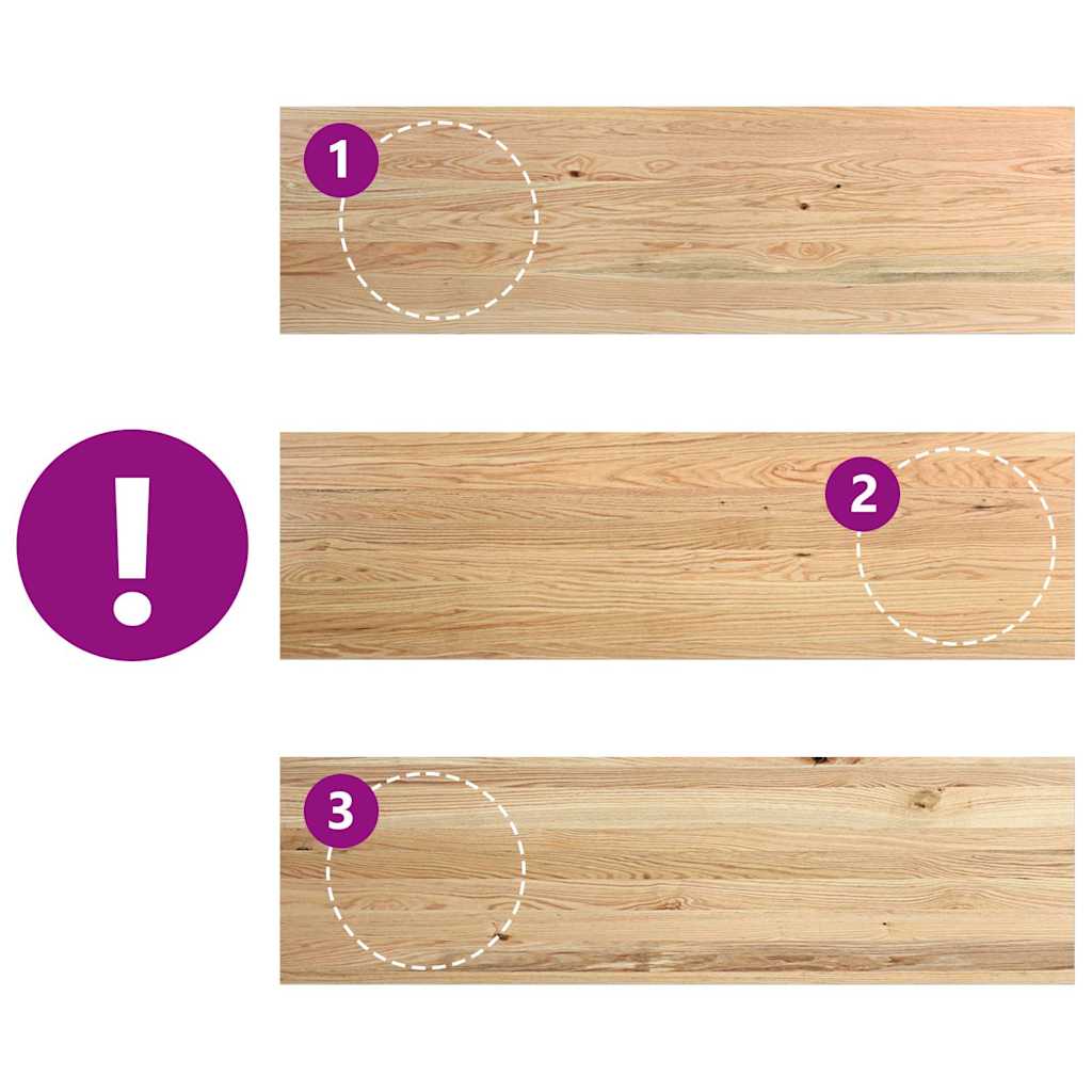 Prozorske klupice 2 kom 140x40x2 cm netretirane masivne hrast