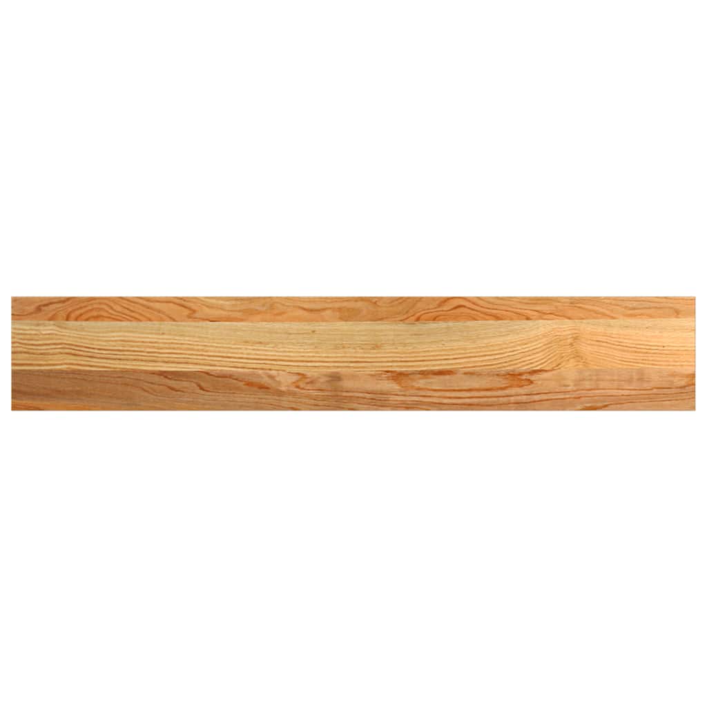 Prozorske klupice 2 kom svijetlosmeđe 90x15x2 cm masivne hrast
