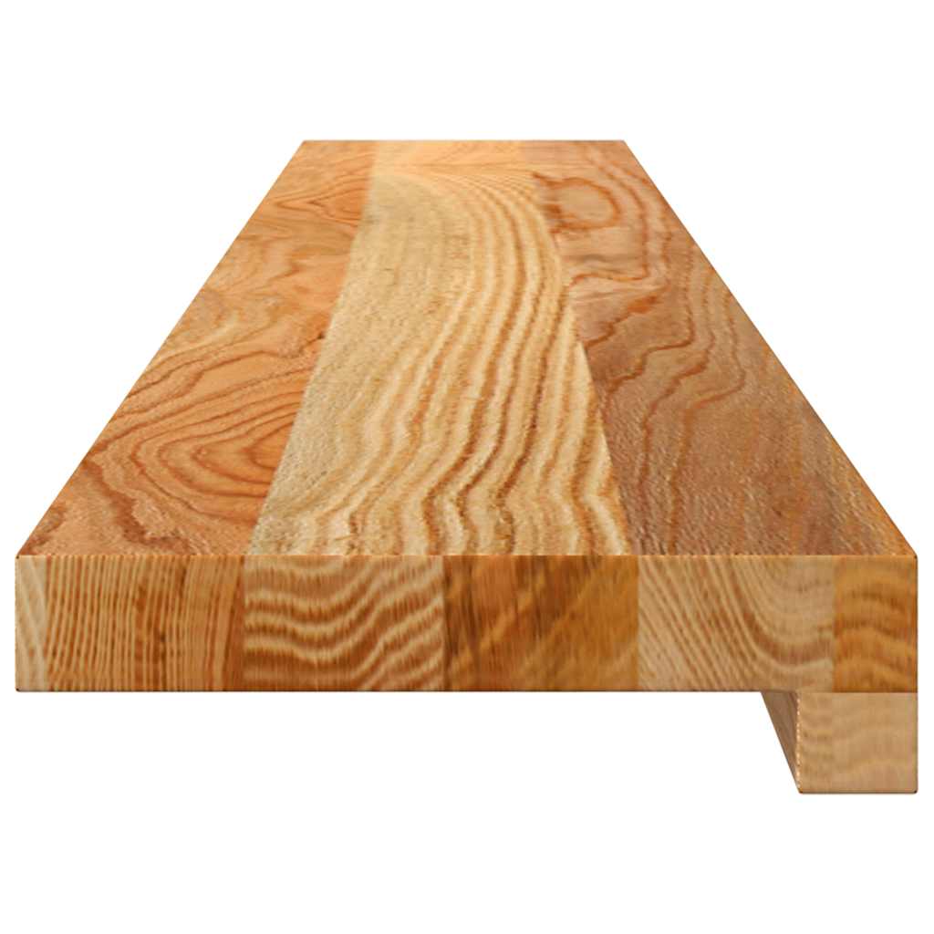 Prozorske klupice 2 kom svijetlosmeđe 110x15x2 cm masivne hrast