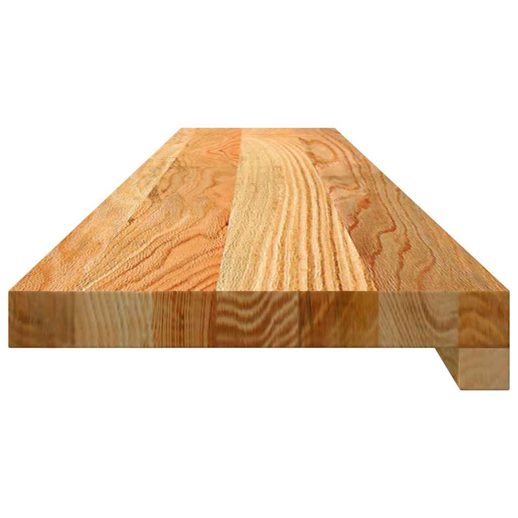 Prozorske klupice 2 kom svijetlosmeđe 110x20x2 cm masivne hrast