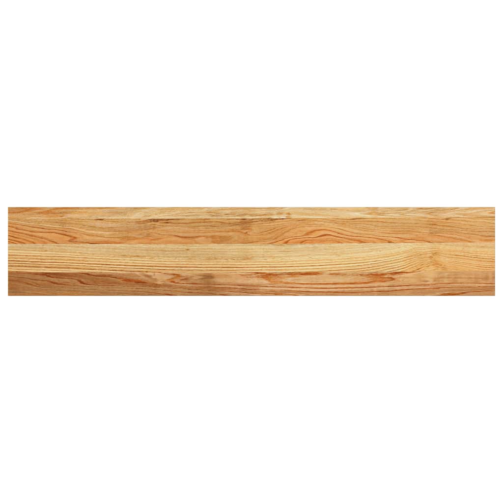 Prozorske klupice 2 kom svijetlosmeđe 110x20x2 cm masivne hrast