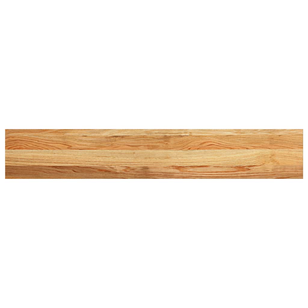 Prozorske klupice 2 kom svijetlosmeđe 120x20x2 cm masivne hrast