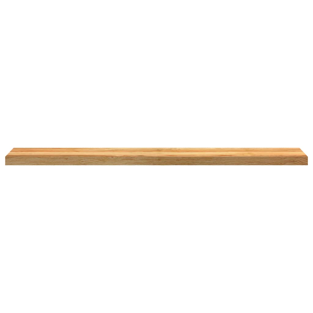 Prozorske klupice 2 kom svijetlosmeđe 140x20x2 cm masivne hrast