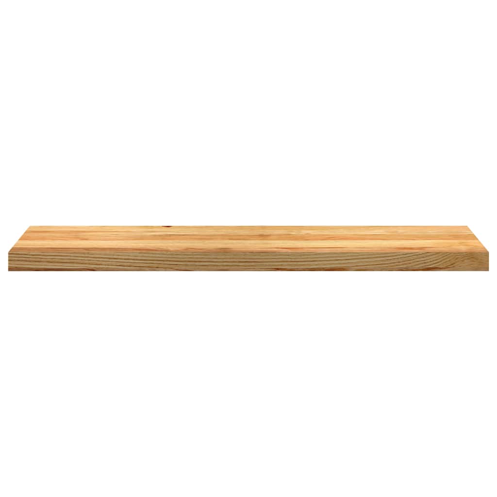 Prozorske klupice 2 kom svijetlosmeđe 100x25x2 cm masivne hrast
