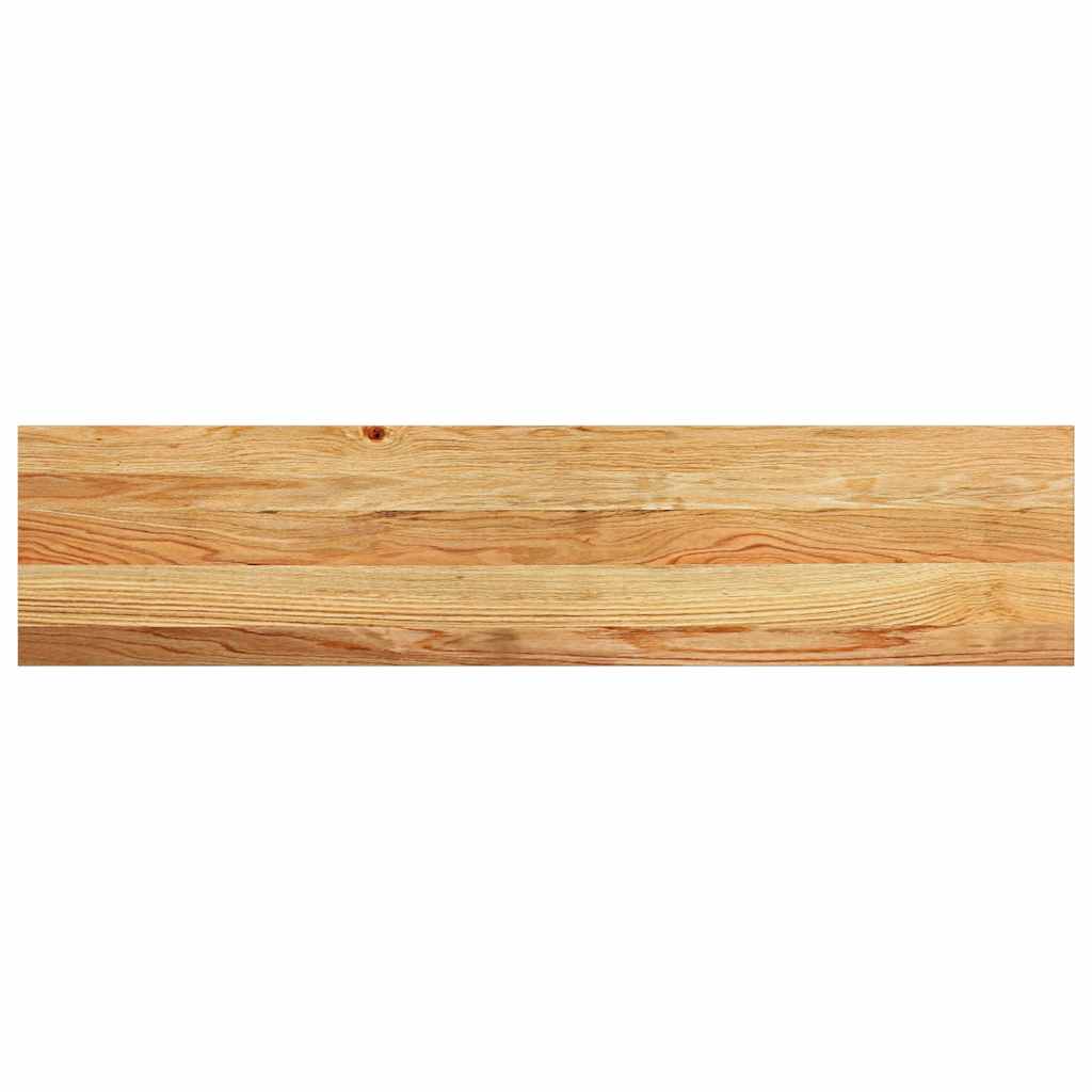 Prozorske klupice 2 kom svijetlosmeđe 110x25x2 cm masivne hrast