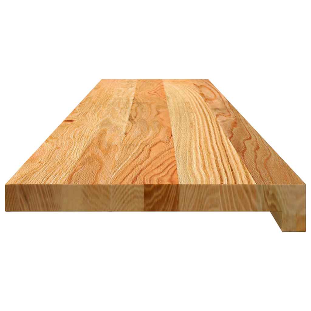 Prozorske klupice 2 kom svijetlosmeđe 120x25x2 cm masivne hrast