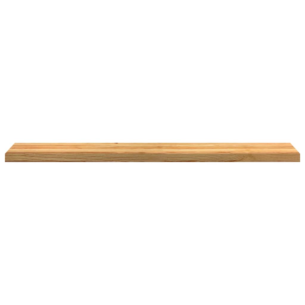 Prozorske klupice 2 kom svijetlosmeđe 140x25x2 cm masivne hrast