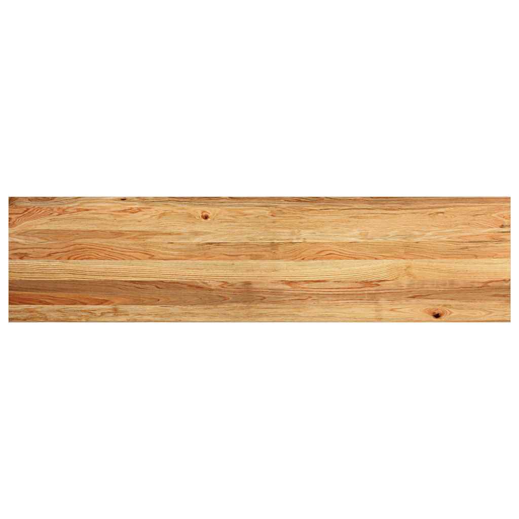Prozorske klupice 2 kom svijetlosmeđe 160x40x2 cm masivne hrast