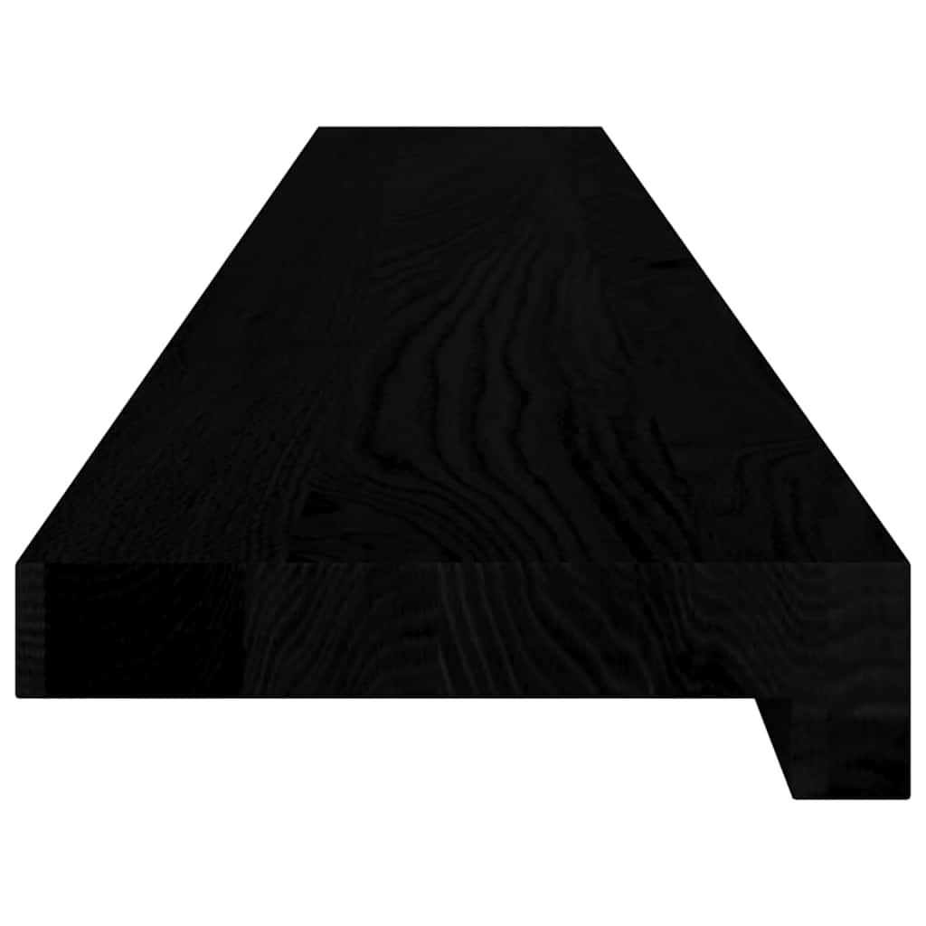 Prozorske klupice 2 kom tamnosmeđe 120x15x2 cm masivne hrast